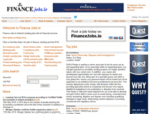 Tablet Screenshot of financejobs.ie
